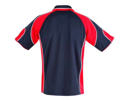 Picture of Winning Spirit, Kids Cooldry Contrast Polo w Panels